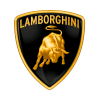 Logo lamborghini blanc